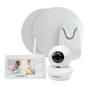 BABYSENSE 7 breathing monitor for babies. Medical product with video baby monitor V43