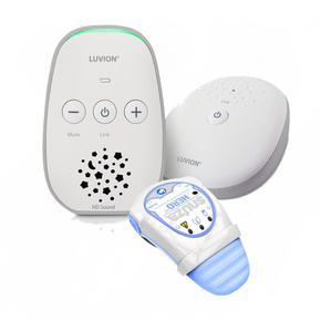 LUVION Icon Clear 70 audio baby monitor included with the SNUZA HERO MD breathing monitor