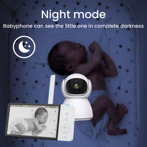 BABYSENSE 7 - Infant breathing monitor, clinically tested + YOKO X5  baby monitor