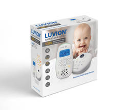 LUVION Icon Clear 75 Pro audio baby monitor with projector function included with the SNUZA HERO MD breathing monitor