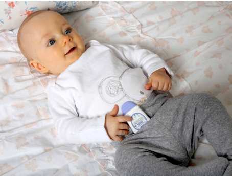 Snuza Hero MD - portable breathing monitor for babies. Medical device.