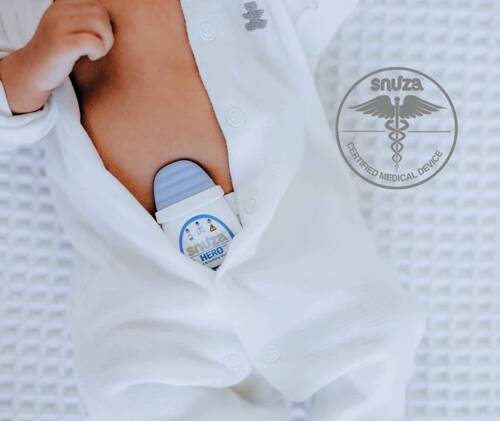 Snuza Hero MD - portable breathing monitor for babies. Medical device.