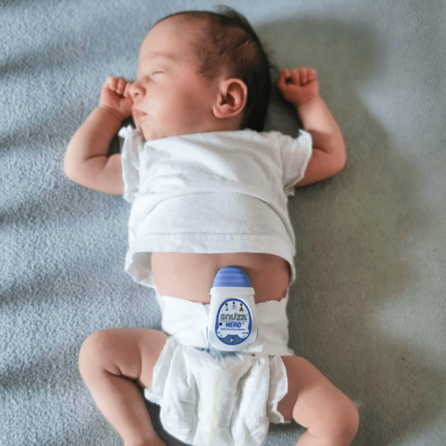 Snuza Hero MD - portable breathing monitor for babies. Medical device.