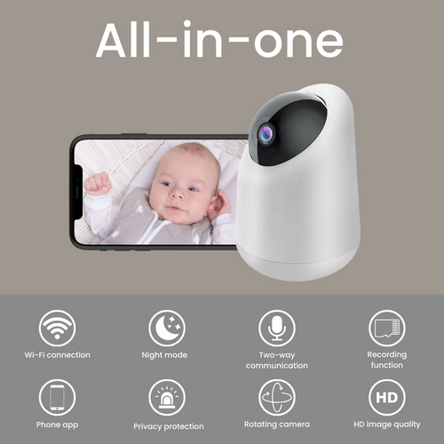 YOKO Smart baby monitor + SNUZA HERO MD breathing monitor (medical device)