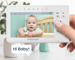 BABYSENSE V43 - Video baby monitor with camera and 4.3" monitor Limited Edition 