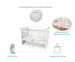 Babysense 7 Atemmonitor im Lieferumfang des LUVION Essential 2in1 Babyphone LIMITED EDITION enthalten