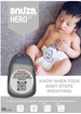 Snuza Hero MD - portable breathing monitor for babies. Medical device.